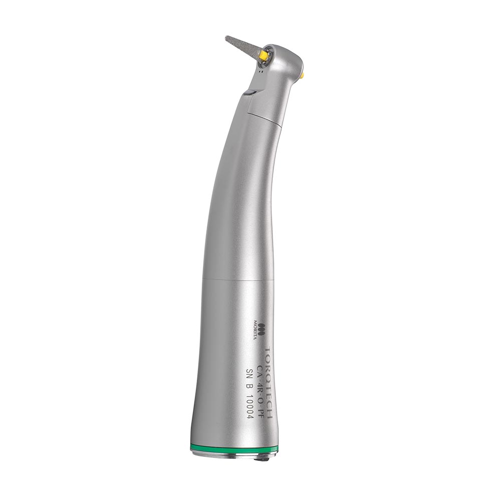 Morita TorqTech CA-4R-O-PF hoekstuk, groen (4:1) Morita TorqTech CA-4R-O-PF hoekstuk, groen (4:1)
