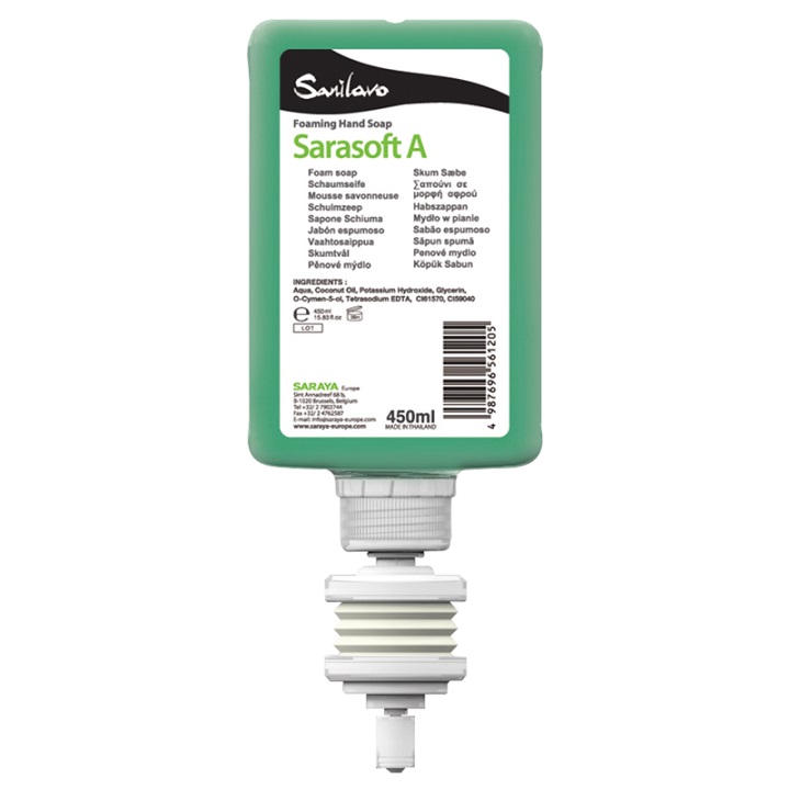 Saraya handzeepvulling 450ml Saraya handzeepvulling 450ml
