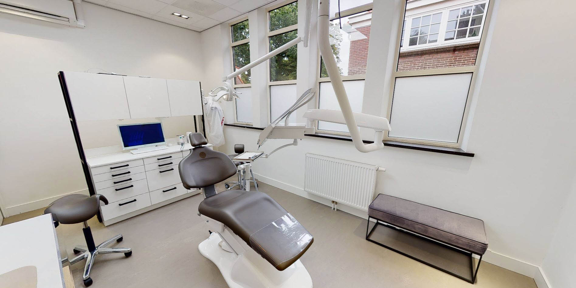 Behandelkamer Tandheelkunde Kliniek Duin & Dael na verbouwing.