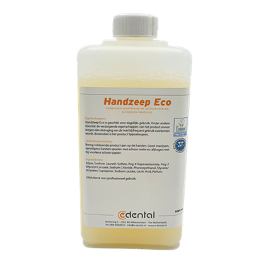 E Dental Handzeep Eco 500ml (eurofles vierkant)