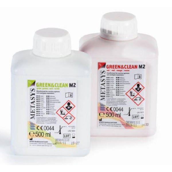 Metasys Green & Clean M2 – Refill kit: 2x 500 ml flessen