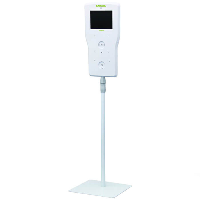 Saraya verstelbare dispenser standaard met beeldscherm